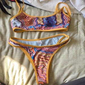 Strawberry Milk Mob Multicolor Bikini